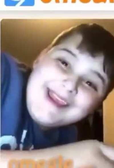 Kid escaped death gracefully.