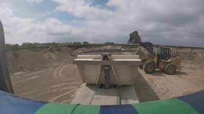 hauling gravel