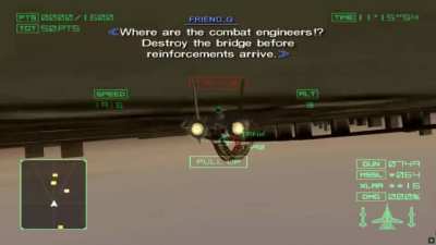 Ace Combat 04 has.....interesting collisions