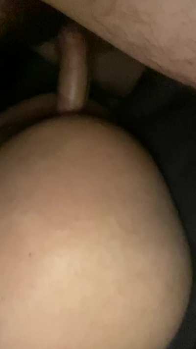 look how wet my hole was from my bf’s leaking bwc. I love being his fuck toy 