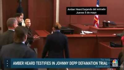 Amber Heard walked off the stand 2 days ago, not caring about Johnny's presence. Amber Heard walked off the stand "scared" yesterday. It's a performance. Look at Ben Chews' reaction!