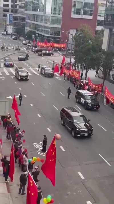The supreme leader Winnie the Flu arrival in the Republic of San Francisco.