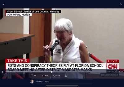 Florida Anit-Maskers &amp;amp; Vaxxers Freak Out During Florida School Board Meeting
