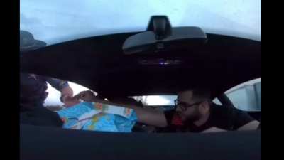 Tourist is cool as a cucumber while a cop acts like an ass