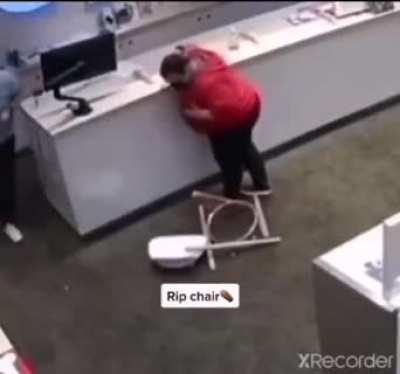 To sit on a stool