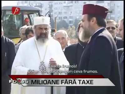 Dacă doriți să revedeți : preafericitul Daniel filmat cu camera ascunsa acum c&acirc;țiva ani : &rdquo;590.000 de euro, 3 hectare, 4-5 case, la lac. Deci un hectar din trei este numai &icirc;n locație cu apă pentru pescuit. Cu podețe, cu... Adică, ce să vă spun? Foarte fru