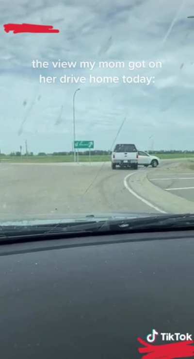 Came across some good ol' alberta road rage