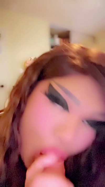 Found my mom&rsquo;s dildo, I had to suck it 