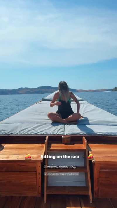 on a boat