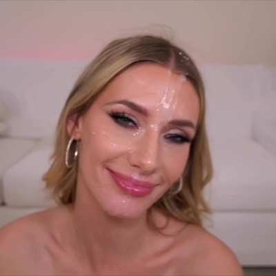 She could’ve been a supermodel but found a career taking hot blasts of semen from men she’s just met much more fulfilling
