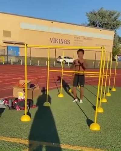 Dude seems like he is flying