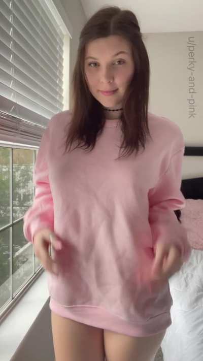 Do you like what’s under my sweater? :)