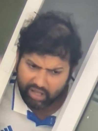 Rohit Sharma's expressions are gold. 