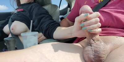 Highway Handjob Pt. 2