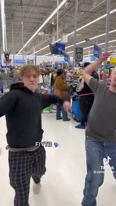 Screaming in a walmart