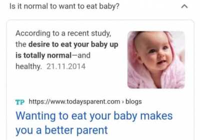 not the baby 😢