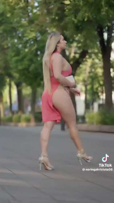This chick must be allergic to panties