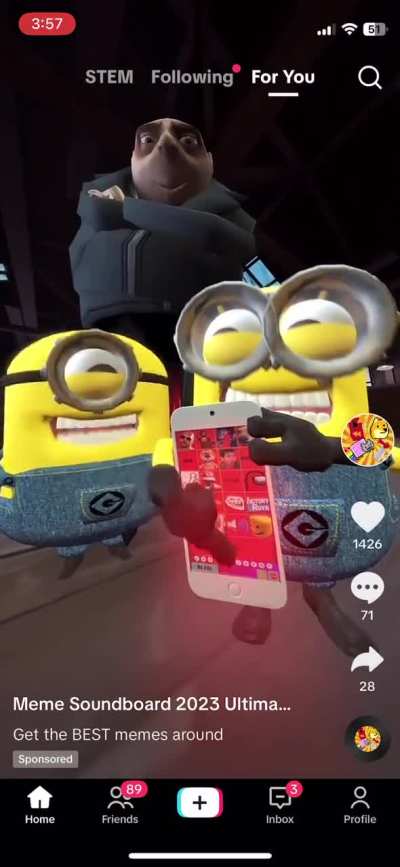 This piece of [turd] of a soundboard ad
