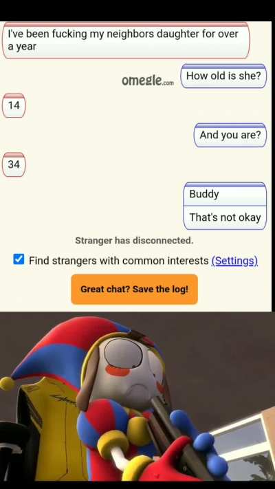 Maybe it's a good thing Omegle got shut down 