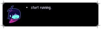 start running.