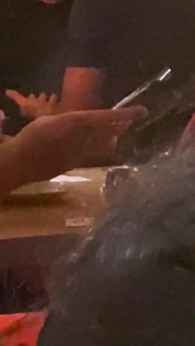 Guy playing ludo on a date