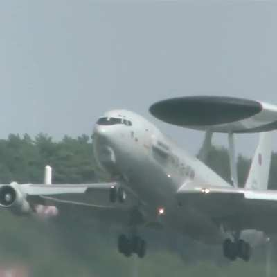 Nato boeing E-3A Sentry take off✈️