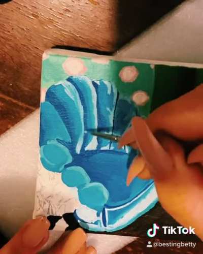 Last one for y&rsquo;all: teeny tiny paintings of cozy places #4