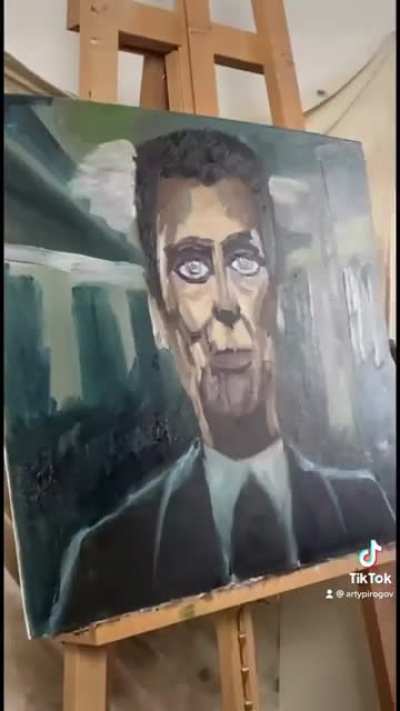 Gman painting timelapse by me - adequately sized art