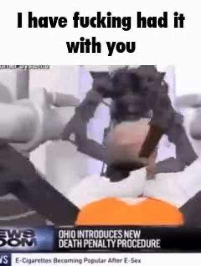 I'm done with you