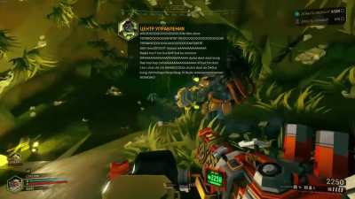 He sounds like Terraria "Underground" its scary