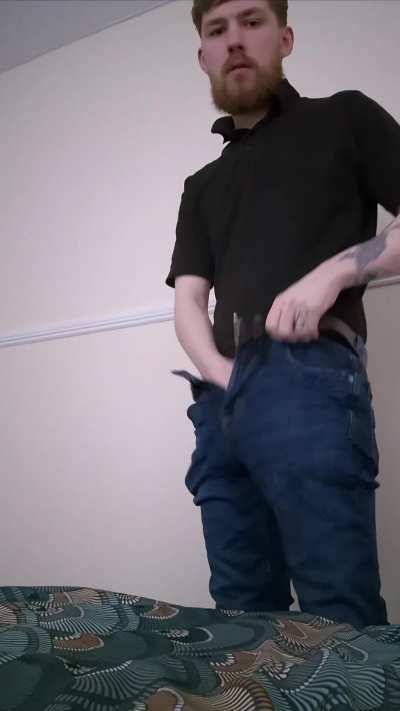 These jeans don't hide much when I go to work [29]