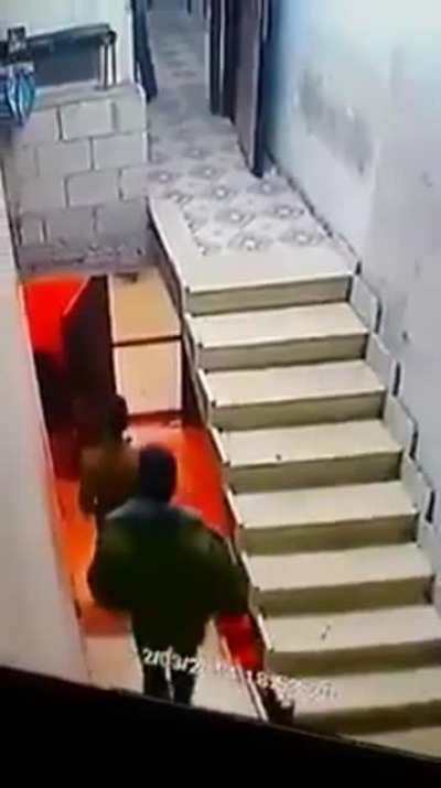 WCGW taking the stairs