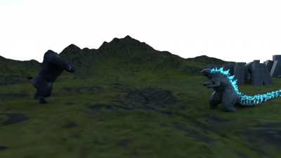 Godzilla vs kong looking pretty good
