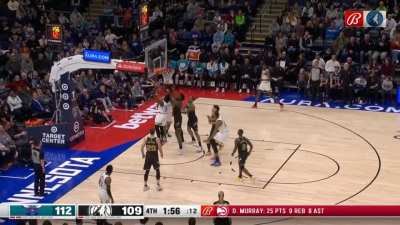 [Highlight] Mark Williams denies Anthony Edwards in crunch time