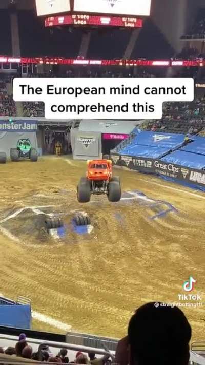 The Br*tish probably have this but they call is a &ldquo;mud doohickey&rdquo; and they have a Volkswagen (biggest car they can think of) on a dirt road obeying traffic laws