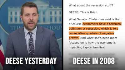 Brian Deese, yesterday and Brain Deese In 2008 💩