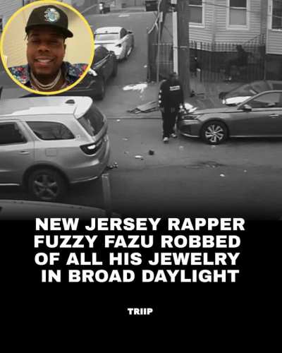 New Jersey Rapper Fuzzy Fazu Robbed for all his Jewelry in Broad Daylight (video)