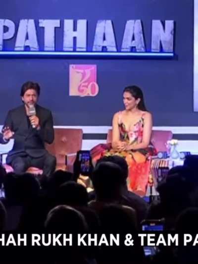 SRK talks about cultural unity, inclusivity &amp;amp; the hunger for love at Pathan meet up