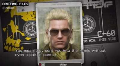 This is why they call him naked snake