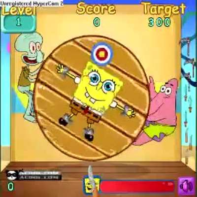 TERRIFIC SPONGEBOB DARTS