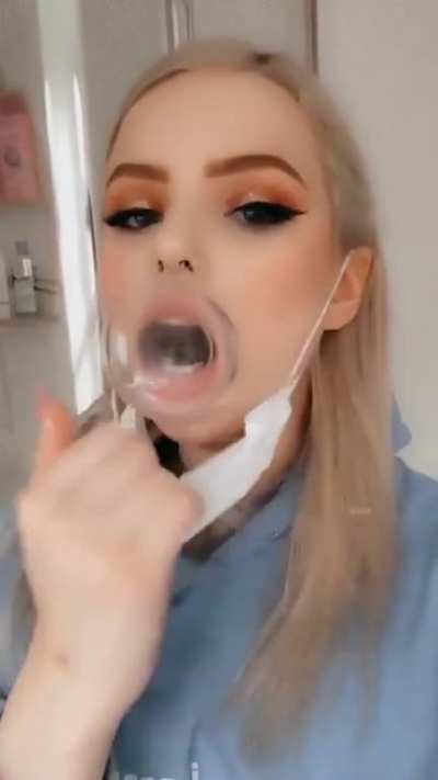 dildo under mask