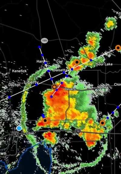I call this one: &ldquo;Outflow Explosion&rdquo; -currently happening