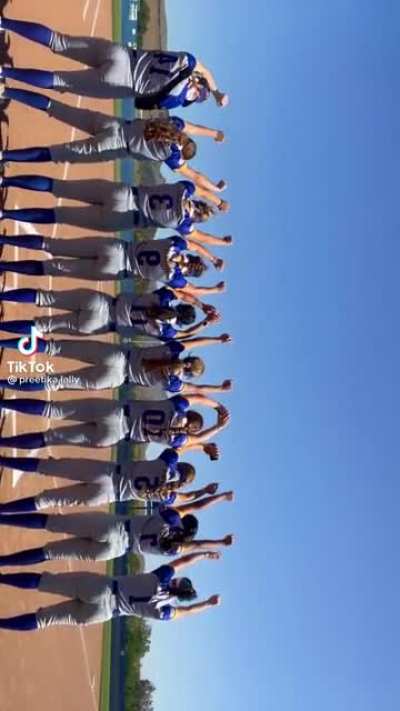 The whole team