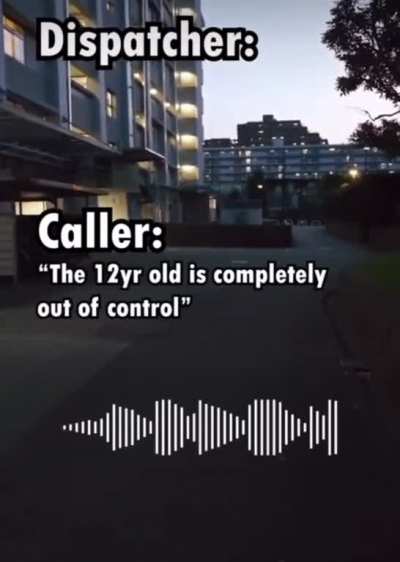 to make a joke as a 911 operator