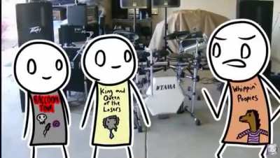 Your band sucks. Horribly