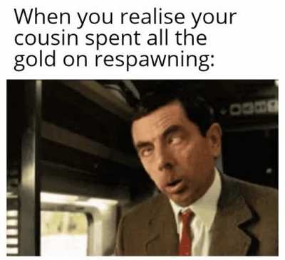 Time to kill someone.