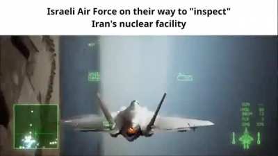 Just a "friendly inspection" by the Israeli Air Force