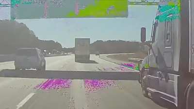 "Use the right two lanes..."