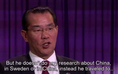 Chinese ambassador accidentally recognizes the independence of Taiwan &ndash; when trying to diss Sweden's independent media