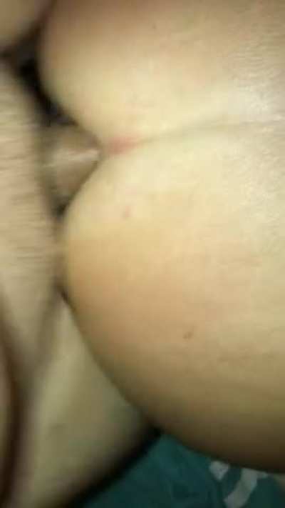 My first DP anal sextape with cock in ass and my big dildo in pussy